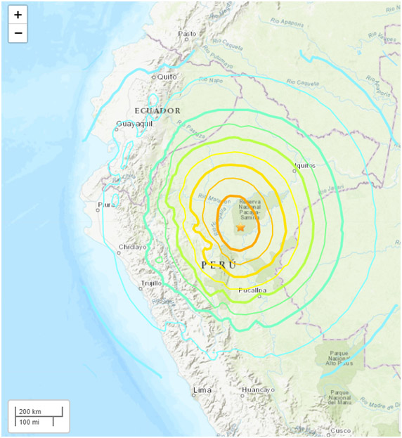 Interactive intensity map